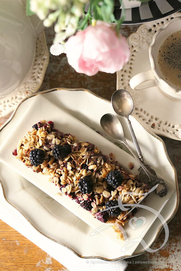 Ciasto Owsiane z Jeżynami