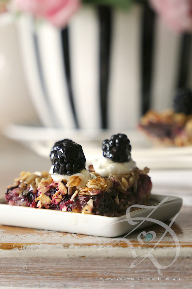 Ciasto Owsiane z Jeżynami