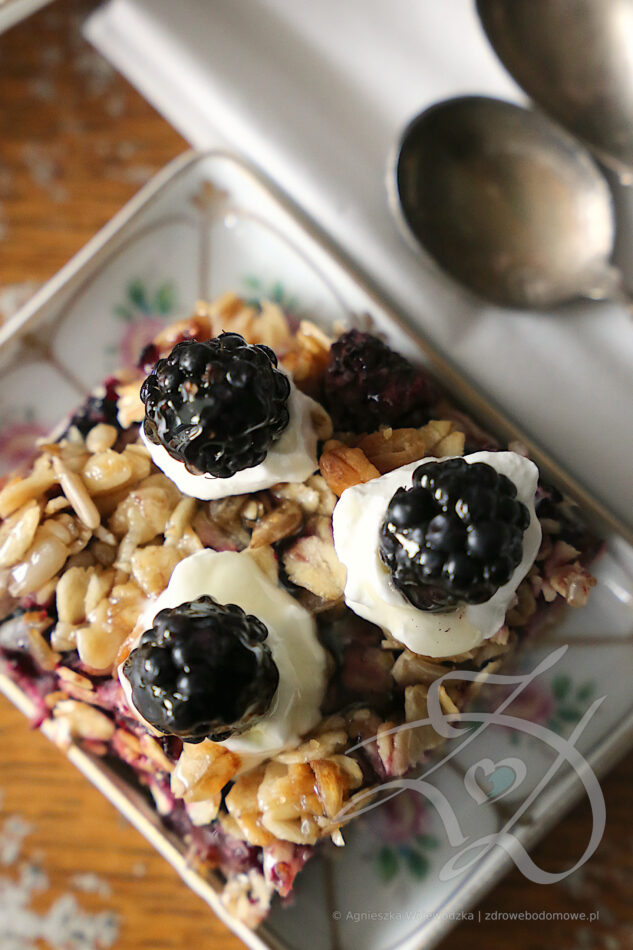 Ciasto Owsiane z Jeżynami