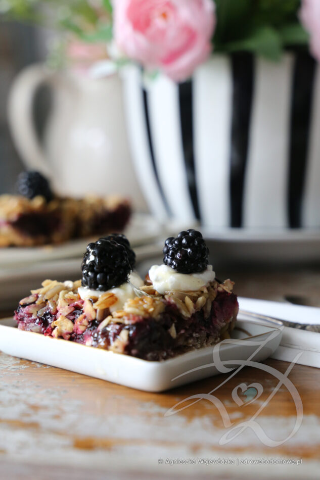 Ciasto Owsiane z Jeżynami