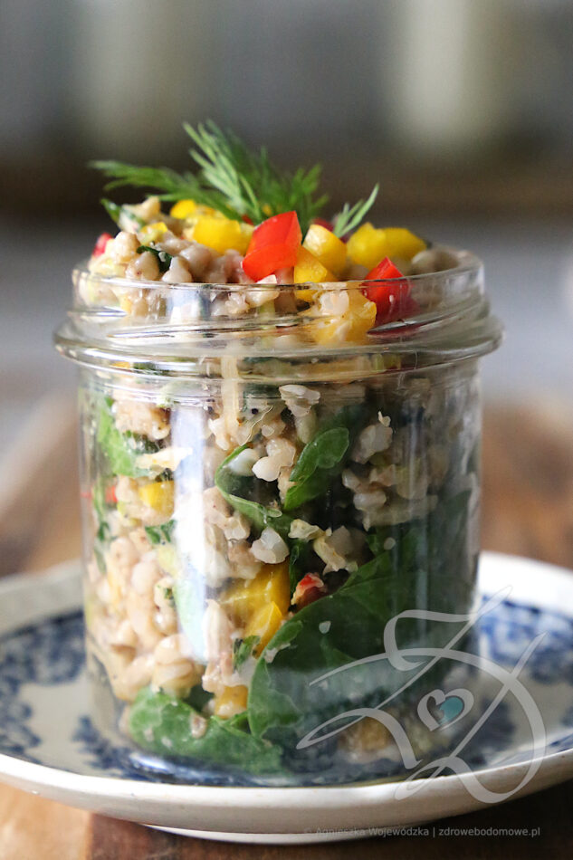 Sałatka z Kaszy Gryczanej i Warzyw