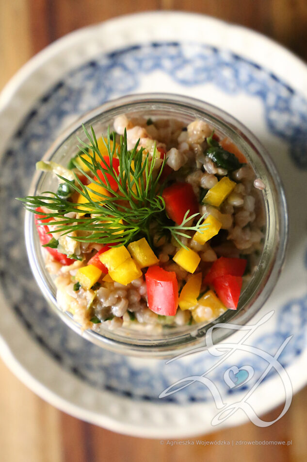 Sałatka z Kaszy Gryczanej i Warzyw